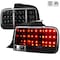 Spec-D Tuning 05-09 Ford Mustang 05-09 Ford Mustang Seq LED T.L - Black LT-MST05JMLED-SQ-TM - alternate 1